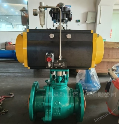 Q641F46-16P DN20 不銹鋼襯氟氣動防爆球閥 工業流程中的關鍵五金元件